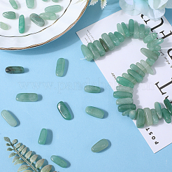 1 нить бусин из натурального зеленого авантюрина G-BBC0001-22