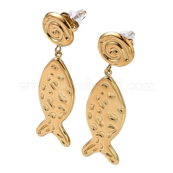 Boucles d'oreilles pendantes en acier inoxydable 304&nbsp;SA-CBAFEB5-03G
