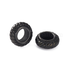 Ионное покрытие (IP) 304 нержавеющая сталь европейские бусины&nbsp;STAS-I069-04B