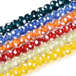 Бусы лэмпворк ручной работы LAMP-N036-11A-01