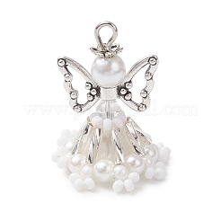 Подвески-ангелы из стеклянного бисера ручной работы PALLOY-MZ00977