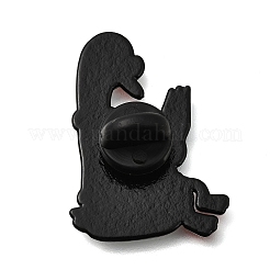 Emaille-Anstecknadeln mit lesender Ente&nbsp;JEWB-E797-01A-EB