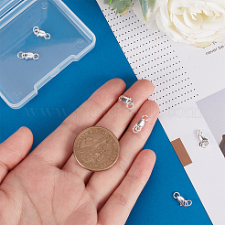 6 комплект из 925 застежек-карабинов из стерлингового серебра&nbsp;STER-BBC0001-18