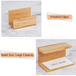 Visitenkartenetui aus Holz&nbsp;LS-AJEW-WH0104-11