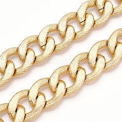 Chaîne Torsadée En Aluminium Noir 5 Mètres - Maille 10x7 Mm Non Soudée - Pour Fabrication De Bijoux, Bracelets, Colliers - 12