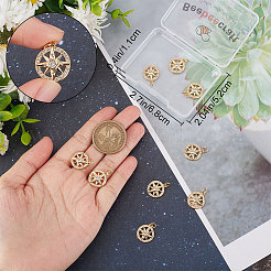 10шт латунные подвески&nbsp;KK-BBC0007-56