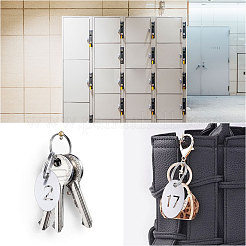 30 комплект из 30-х видов брелоков из нержавеющей стали KEYC-GL0001-15