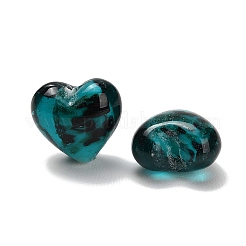 Perline murano con sabbia d'oro fatto a mano&nbsp;LA-T031-01C