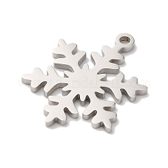 Pendentifs de Noël en acier inoxydable 201 anti-ternissement 5 pièce&nbsp;STAS-Z068-01P-02