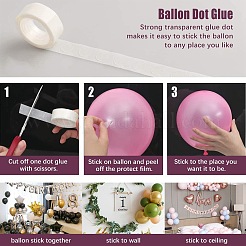 Точка приклеивания баллона&nbsp;LS-DIY-WH0146-64