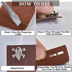 30 шт. 3-х цветные декоративные пряжки для сумок из цинкового сплава&nbsp;FIND-GF0005-14