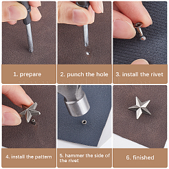 40 шт. 2-х цветные литые речные шпильки FIND-GF0006-93