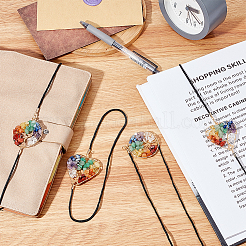 Ahademaker 4шт 2 стильные эластичные закладки AJEW-GA0004-86