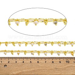 Цепочки из бисера из натурального ховлита ручной работы&nbsp;CHC-L050-01G-01