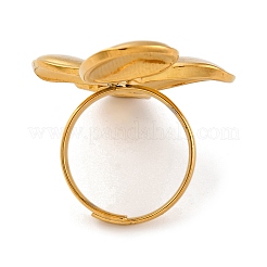 Ионное покрытие (ip) 304 нержавеющая сталь каплевидной формы открытые манжетные кольца&nbsp;RJEW-M047-05G