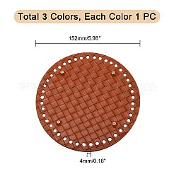 3 шт. 3 цвета кожи с плоским круглым дном&nbsp;FIND-WR0003-78
