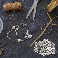 20 шт. застежка-кнопка из нержавеющей стали 201 STAS-GO0001-19P