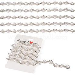 Полукруглые железные цепочки со стразами&nbsp;FIND-TAC0007-17C