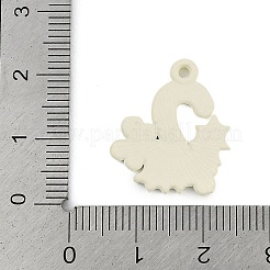 Weihnachtsthema sprühlackierte Legierungs-Emaille-Anhänger&nbsp;ENAM-Z020-01D