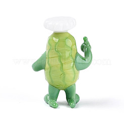 Декоративные элементы ручной работы из стекла в виде мультяшного шеф-повара.&nbsp;LAMP-T025-12B