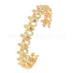 Браслеты-манжеты из нержавеющей стали 304 для женщин&nbsp;BJEW-G777-02G