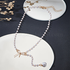 4 шт. ожерелье из сплава с подвеской в виде банта для женщин&nbsp;NJEW-LP0001-28A