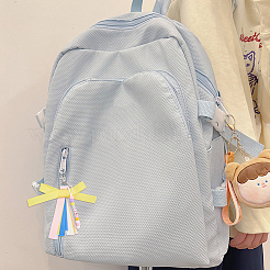 DIYペンダントデコレーション作成キット  鉄製回転Dリング、ロブスタークロー留め具を含む  アクリルビーズ  チロリアンテープ  ミックスカラー  38x24x6mm&nbsp;DIY-BM0001-92