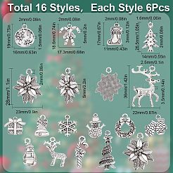 Подвески из сплава в тибетском стиле&nbsp;FIND-SC0004-75