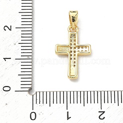 Pendentifs en laiton zircon cubique transparent&nbsp;KK-P350-13B-G