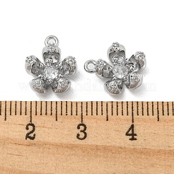 Латунный кулон со стеклом&nbsp;KK-H460-26P