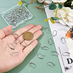 40 шт латунные серьги крючки&nbsp;KK-FH0007-64P