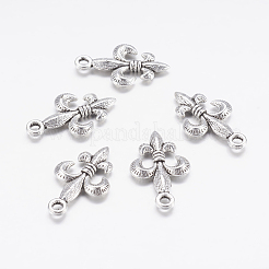 Тибетский стиль сплав металла Флер-де-Лис подвески X-EA8747Y