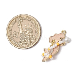 Подвески из сплава эмали в виде русалки&nbsp;PALLOY-MZ00730-04