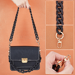 2 шт. 2 стильных акриловых кабельных цепочных ручек для сумок&nbsp;AJEW-WR0001-70