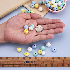 80шт 8 стиля пищевых экологически чистых силиконовых бусин SIL-TA0001-03