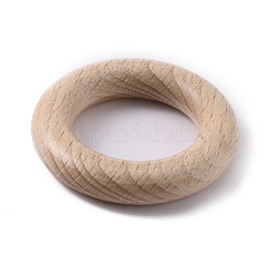 Anneaux de liaison en hêtre&nbsp;WOOD-WH0027-67
