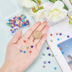 120шт 8 вида стеклянных бусин GLAA-PH0001-13