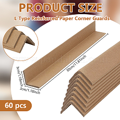 Protectores de bordes anticolisión de cartón&nbsp;AJEW-WH0696-683A