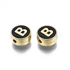Perline smaltato in lega&nbsp;ENAM-N052-006-02B-RS