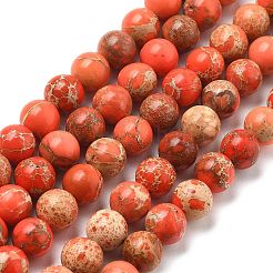 Натуральные имперские нитки из яшмы G-A175B-8mm-07