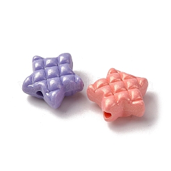 Перламутровые непрозрачные акриловые бусины OACR-S072-02