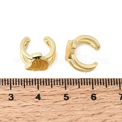 Messing Manschette Ohrringe&nbsp;EJEW-C186-02C-G