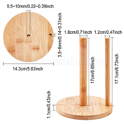 Вращающийся прядильщик деревянной пряжи DIY-WH0319-19