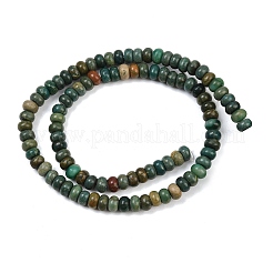 Нити бусин из натурального нефрита шушан&nbsp;G-L647-D12-4x6mm