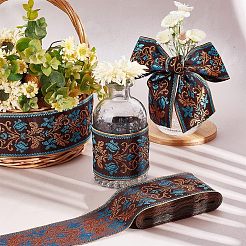 Rubans de polyester de broderie de style ethnique&nbsp;OCOR-WH0079-25A