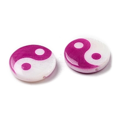Perles de coquillage d'eau douce naturelles imprimées&nbsp;SHEL-R129-07C-04