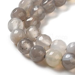 Натуральные полосатые агатовые / полосатые агатовые бусинки G-A246-8mm-02