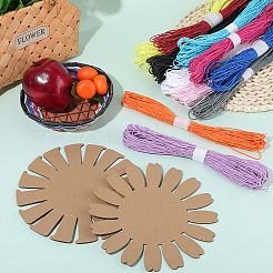 4 Satz DIY-Blumenkorb aus Papierkarten&nbsp;DIY-SC0032-34