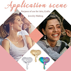 12 шт. подвески из нержавеющей стали 304 двух цветов&nbsp;STAS-UN0039-27