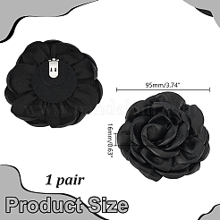 2 шт. съемные зажимы для пряжек из искусственной кожи&nbsp;AJEW-AR0005-03C